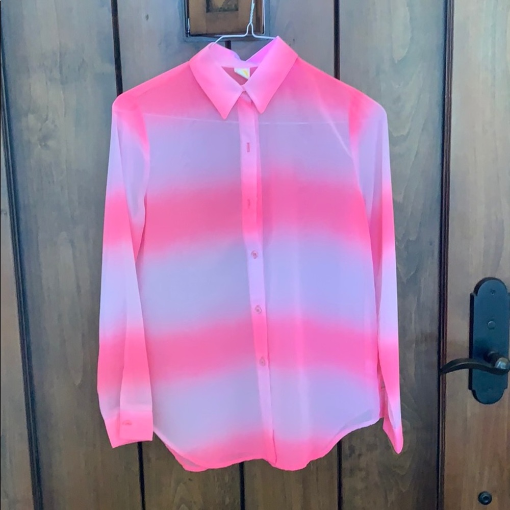 Hot pink blouse